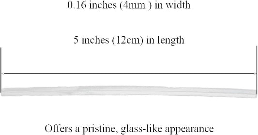 HAHIYO 300Pcs 5inches Cear Metal Twist Ties Bread Candy Coffee Bag Ties Plant Garden Twist Ties for Cellophane Treat Bags Gift Wraping Bags Plastic Bags Halloween Party Cake Present Art Crafts
