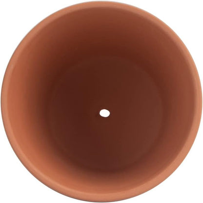 17 Pack 4" Terracotta Planter Pots with Saucer - Clay Ceramic Cactus & Succulent Flower Nursery Garden Pots (4")