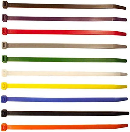 SYD 4 Inch length, 18lb Small size Self Locking Nylon Cable Zip Ties -1000 Piece (orange)