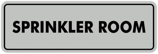 Signs ByLITA Standard Sprinkler Room Sign (Lt Gray) - Small