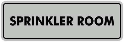Signs ByLITA Standard Sprinkler Room Sign (Lt Gray) - Medium