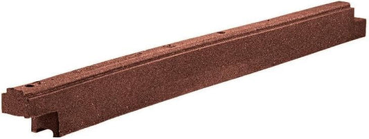 Playsafer Rubber Playground Border Edging Kit, 6' Flexible Heavy Duty Rubber Interlocking Playground Timber, No Dig Easy to Install (Neutral Brown, 8 Pack)