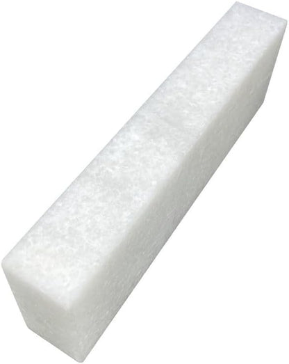 White Knife Sharpening Stone, 8000 Grit Sharpener Whetstone Final Fine Polishing Natural Honing Oilstone for Knives Tools,Cutting Tools 180 * 60 * 30mm