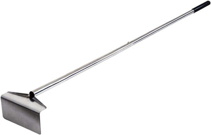 Charcoal Grill Rake Grill Ash Tool Accessories,Charcoal Kettle Grill Pizza Oven Ash Rake Stainless Steel-32 inch