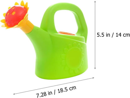STOBOK 3Pcs Kids Watering Cans - Plastic Watering Kettle Toys for Toddlers, Garden & Bath Play - Indoor Outdoor Sand Beach Toy Set to Develop Motor Skills (Random Color)