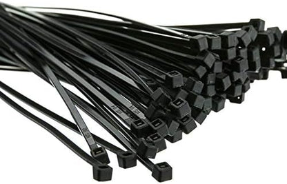 SYD 4 Inch length, 18lb Small size Self Locking Nylon Cable Zip Ties -1000 Piece (Black)
