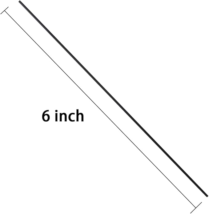 Tangyinrd 200 Pcs 6 inch Garden Twist Tie, Round Plastic Twist Ties for Plants, Vines and Wrapping Cords or Christmas Tree Gardening Plants Growth and Care, Office Home Cable Organization (Black)