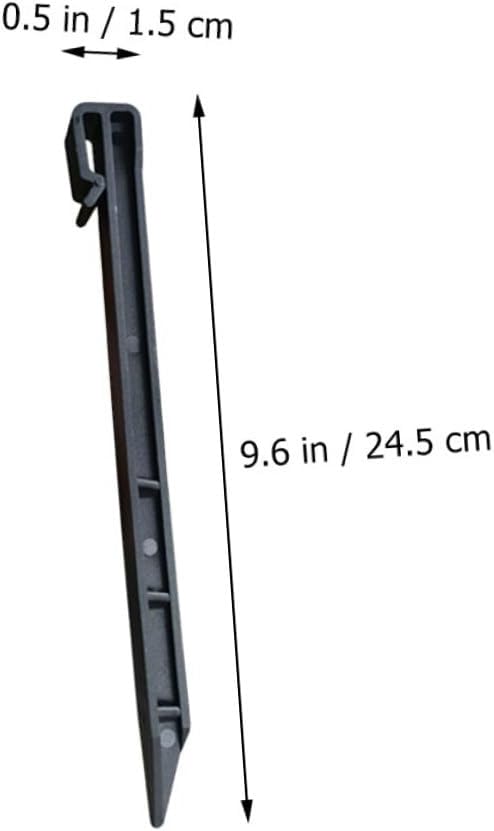 SUPVOX Flexible Plastic Landscape Edging Coil Kit with Spikes Garden Border Fence for Lawn Flower Beds and Shrubbery Easy to Cut and Shape for Tidy Separation