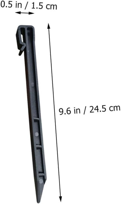 SUPVOX Flexible Plastic Landscape Edging Coil Kit with Spikes Garden Border Fence for Lawn Flower Beds and Shrubbery Easy to Cut and Shape for Tidy Separation