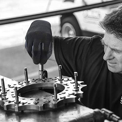 Evridwear Crinkle Latex Rubber Hand Coated Safety Work Gloves for Men Women General Multi Use Construction Warehouse Gardening Assembly Landscaping (M-Size Sizing) 120 Pairs Pack