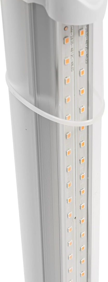 Hydroponics Tower Garden Vertical Growing System Kit, 30-Plant Indoor Gardening Planter Germination Kit with LED Grow Light & Water Pump for Herbs & Vegetables, 2.64Gal White Water Tank