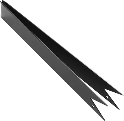 40" x 8" Steel Landscape Edging, 4PCS Garden Landscape Edging Border Metal Steel Lawn Edging Garden Border Edging for Landscaping Black Lawn Edge for Garden Yard