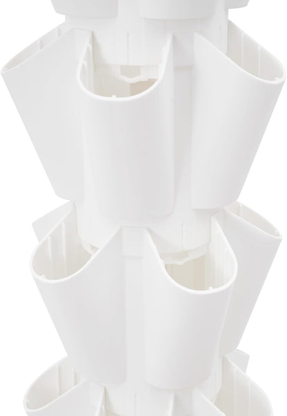 Hydroponics Growing System with LED Grow Lights, 40-Plants Indoor Vertical Hydroponic Tower, Vertical Garden Planter with Wheels, Hydroponic Germination Kit for Fruits, Vegetables, Herbs