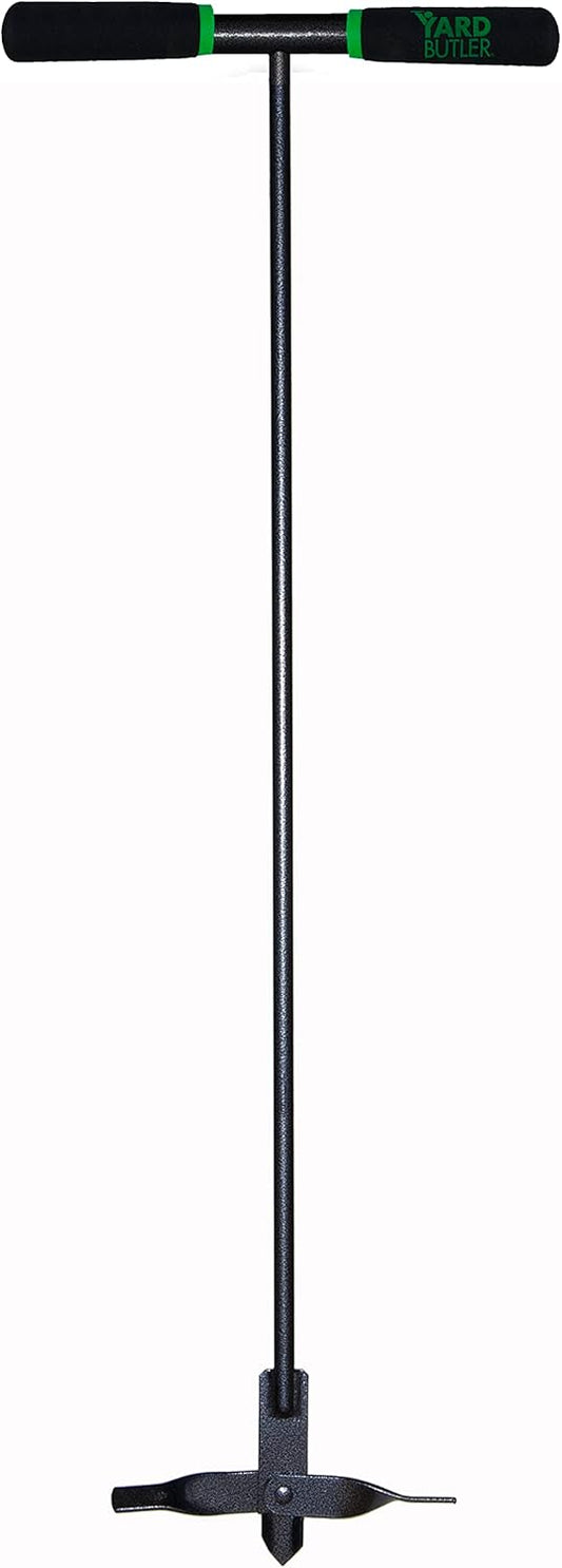 Yard Butler Aerators - Durable for Easy Lawn Care & Healthy Growth - Prevent Lawn Damage by Breaking Up Compaction - Ergonomic Gardening Tool, Compost Aerator