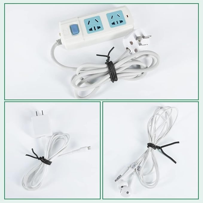 Tenn Well Garden Wire, 66 Feet 2.8mm Bendable Garden Plant Ties for Climbing Plants, Tomatoes, Climbing Roses, Trellises (2PCS X 33 Feet, Black)