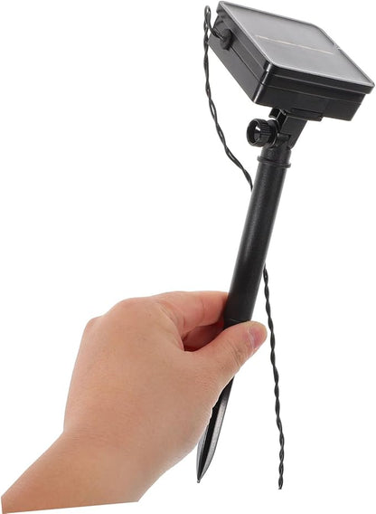 Outdoor Solar String Lights LED Warm White Solar Powered Garden Patio Balcony Decorative Lights with Easy Installation Weatherproof Design