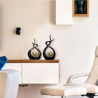 Norrclp Home Decor Modern Abstract Art Ceramic Statue Table Decorations for Dining Room Living Room Office Centerpiece