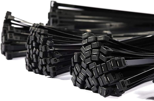 SYD 4 Inch length, 18lb Small size Self Locking Nylon Cable Zip Ties -1000 Piece (Black)