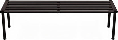 Metal Plant Stand, Rust-proof Aluminum Display Rack, Plants Display Stands Decoration Racks for Living Room Garden Balcony Patio (Ebony, 42.5Inch Tall Leg)