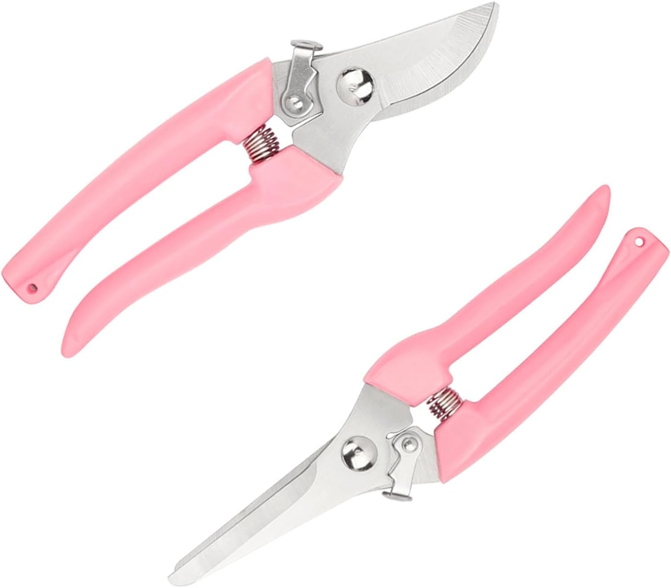 2pcs Garden Flower Shears Pruning Shears 6.9 inches Scissors Lightweight Plant Scissors for Cutting Flowers, Trimming Plants, Bonsai, Fruits Picking