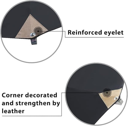 EliteShade USA 10-Year-Non-Fading 11Ft 3 Tiers Market Umbrella Patio Outdoor Cylinder Auto Push-up Table Umbrella with Ventilation, Black