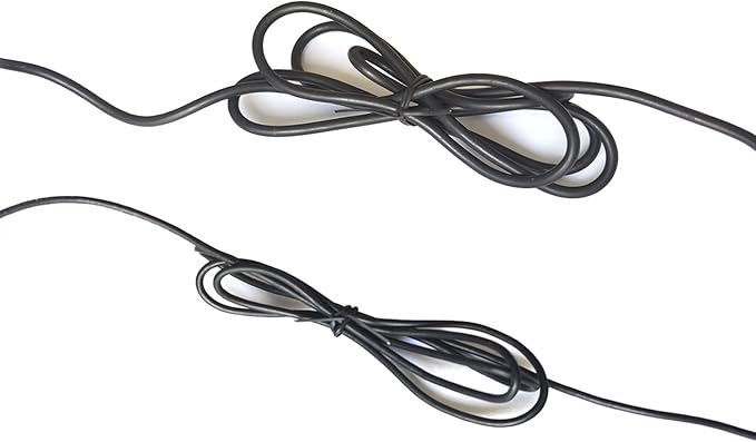 1000 pcs 10 inch Black Cable Twist Ties Plastic Twist Ties with Rugged Metal Innercores Reusable Fastening Cable Cord Wire Ties