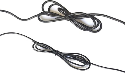 1000 pcs 10 inch Black Cable Twist Ties Plastic Twist Ties with Rugged Metal Innercores Reusable Fastening Cable Cord Wire Ties