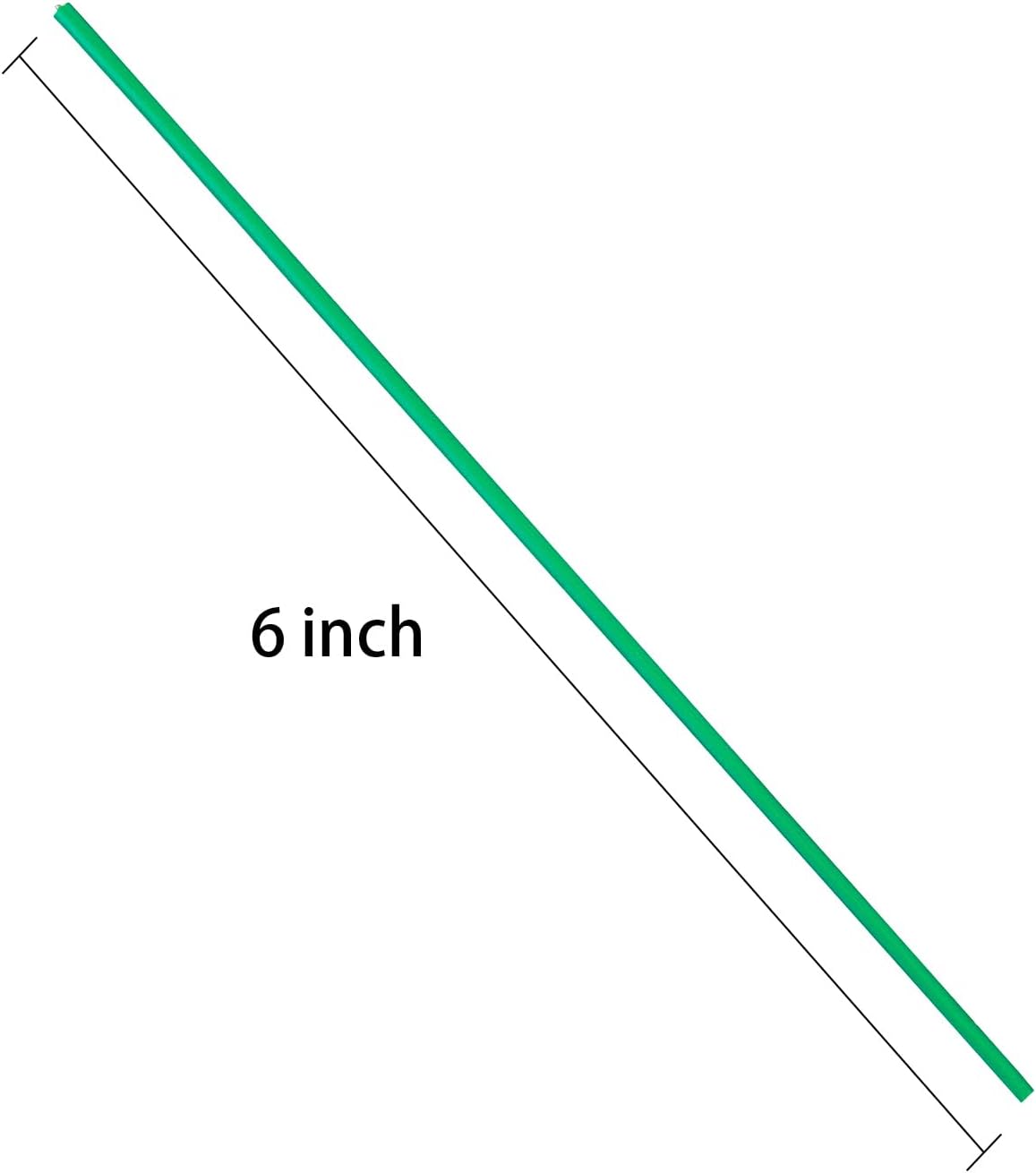 300 Pcs 6 inch Green Plastic Twist Ties, Cable Ties, for Bags, Gardening Tools