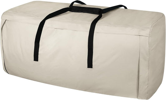 Porch Shield Outdoor Cushion Storage Bag 48 inch Waterproof Outside Storage Bags for Patio Furniture with Zippers and Handles