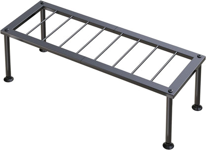 1 Tier Plant Stand: Ladder Plant Holder - Metal Flower Pot Stand - Heavy Duty Flower Rack for Living Room Patio Garden Corner Balcony and Courtyard.