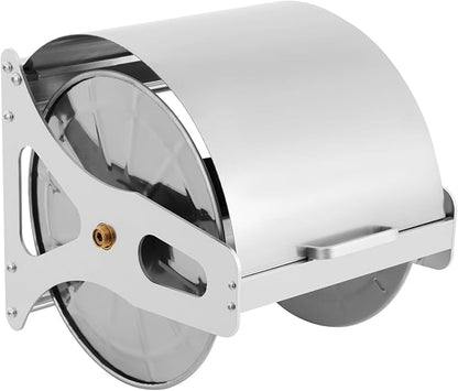 Retractable Garden Hose Reel， Available Hose Length 164.04-Ft， Wall Mounted Hose Reel, Garden Hose Reel，For Watering Lawns and Flowers, Washing Cars