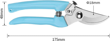 Curve Gardening Scissor with Sharp Stainless Steel Blade Garden Shears for Cutting Flowers Trimming Plants of Yard Florist Flower Rose Herb Hedge Bonsai and Fruits Picking