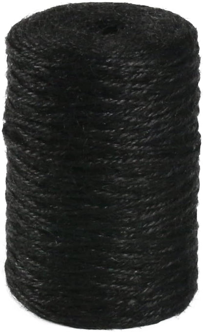 2mm 600ft Colored Natural Jute Twine String for Gift Wrapping Craft Baker Plant Christmas Ribbon Twine Handmade Arts Decoration Thin Packing String Home Decor