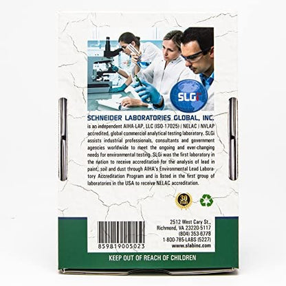 Lead Test Kit in Paint, Dust, or Soil 20PK (5 Bus. Day) Schneider Labs