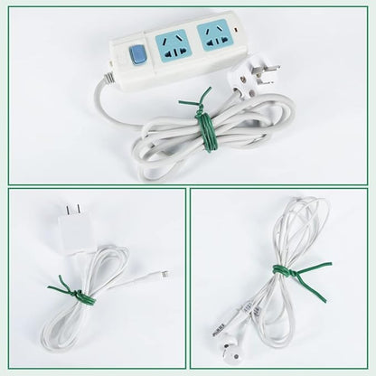 Tenn Well Plant Ties for Climbing Plants, 66 Feet 2.8mm Green Garden Wire Ties for Tomato Plants, Climbing Roses, Trellises, Gardening Supplies (2PCS x 33 Feet)