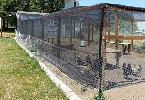 Agfabric 60% Greenhouse Shade Cloth Cover with Grommets 8’ X 12’, Black