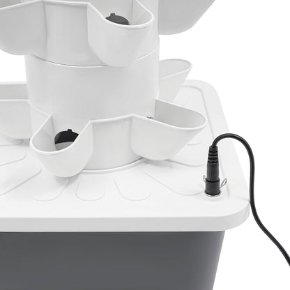 Hydroponics Vertical Growing Kit with Grow Lights 25-Plants Garden Hydroponic Growing System Outdoor Outdoor Indoor Vertical Garden Planter Tower with Automatic Watering for Herbs Fruits Vegetables