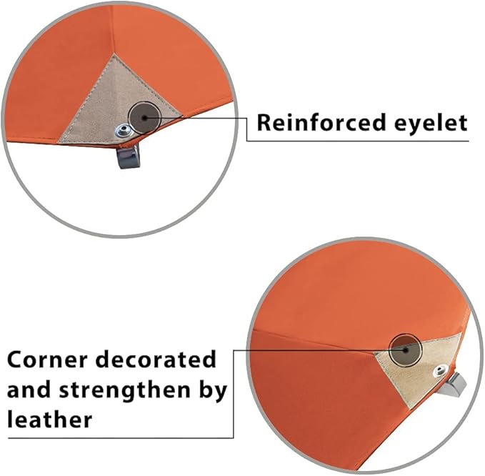 EliteShade USA 10-Year-Non-Fading 11Ft 3 Tiers Market Umbrella Patio Outdoor Cylinder Auto Push-up Table Umbrella with Ventilation, Rust