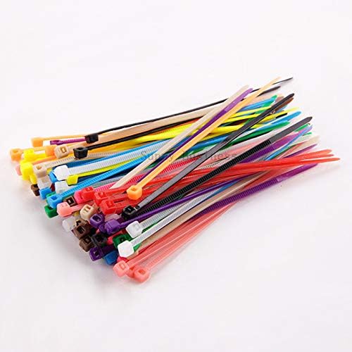 4 Inch Grey Zip Ties (1000 Pieces), 18lb Strength, Nylon Cable Wire Ties