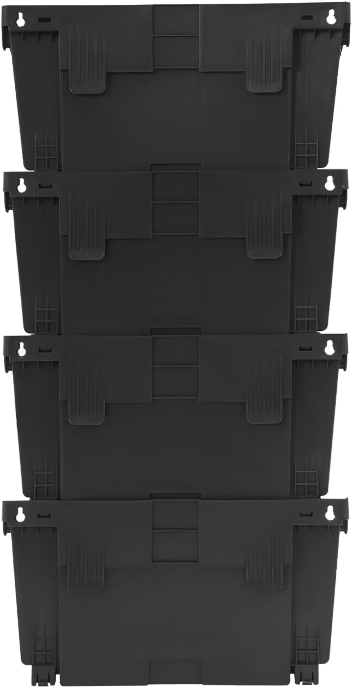 Vertical Wall Planter, Wall-Mounted Living Garden Planter with 16 Plastic Pots Stackable Wall Hanging Flower Pot Clasp Design for Vegetables Flowers (Black 16)