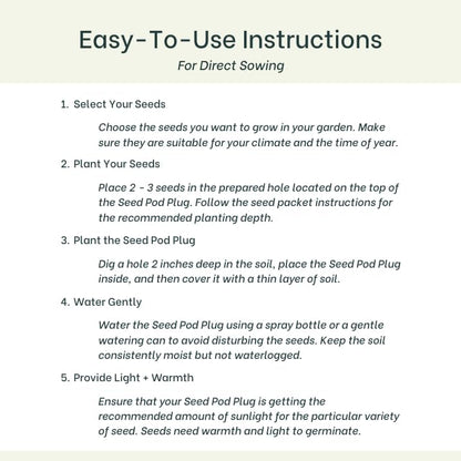 Grow Your Own Seed Pod - Complete Seed Pod Plugs with Plant Food (add Your own Seeds) - 10 Pods for Hydroponic Gardens, Click and Grow, Lettuce Grow and Outdoor Gardens