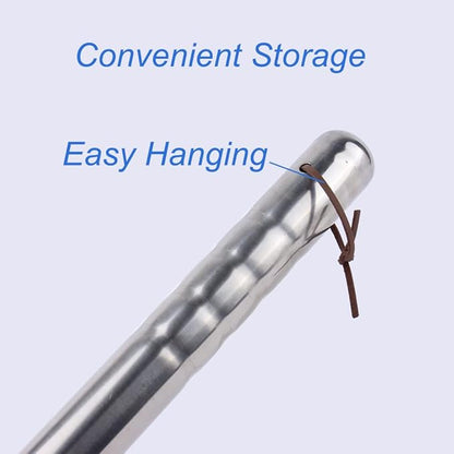 Stainless Steel Garden Hoe 15-inch Length Lightweight Weather Resistant Metal Hand Tool for Weeding Seeding Turning Soil