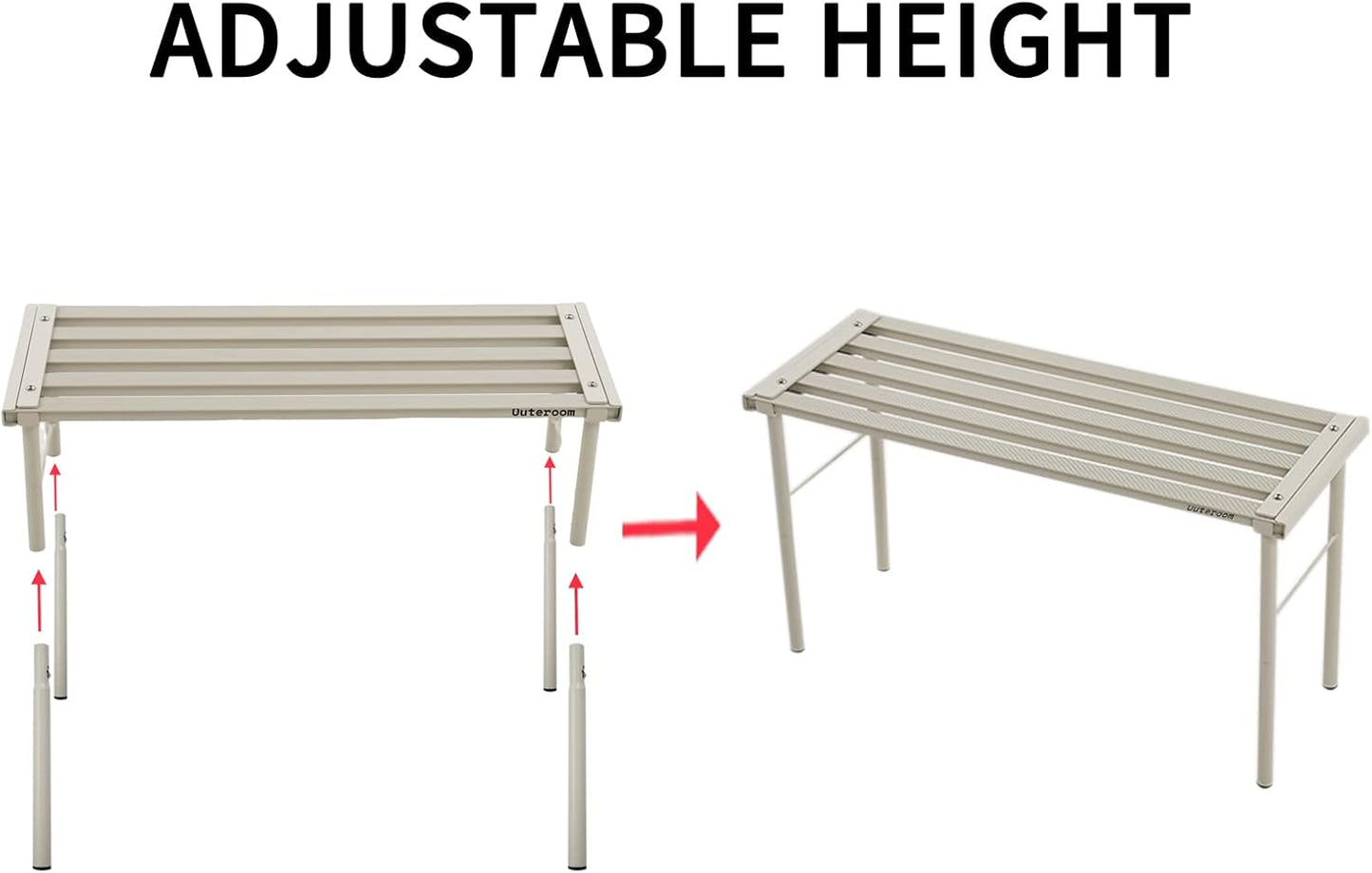 Metal Plant Stand, Rust-proof Aluminum Flower Pot Stand, Plants Display Stands Decoration Racks for Living Room Balconies and Gardens (120 White)