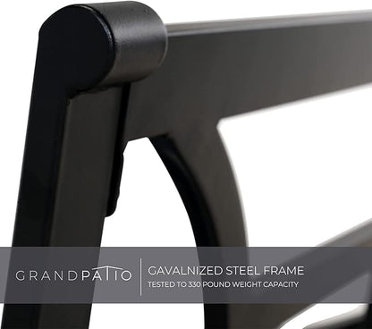 Grand Patio Outdoor Rocking Chairs - Motion Chairs Set of 2, Patio Seating with Olefin Cushions, Beige