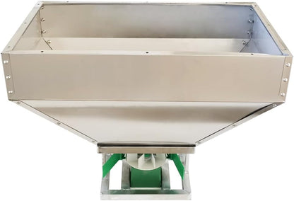 ATV/UTV Broadcaster Spreader All Purpose Spreader 42.3gal/160L Stainless Steel Seed Fertilizer Salt Spreader Garden Tractor Spreader 16.4ft-19.7ft Spreading Width 12V