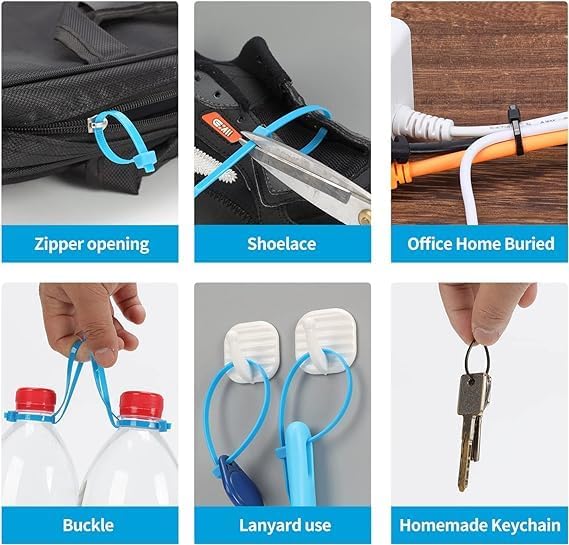 XINGO 1000 PCS Orange Zip Ties 8 Inch, 60 LBS Tensile Strength, Self-Locking Nylon Plastic Nylon PA66 Wire Ties for Indoor and Outdoor Use