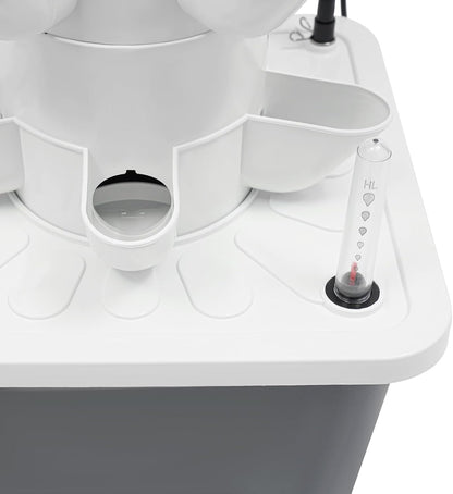 Hydroponics Vertical Growing Kit with Grow Lights 25-Plants Garden Hydroponic Growing System Outdoor Outdoor Indoor Vertical Garden Planter Tower with Automatic Watering for Herbs Fruits Vegetables