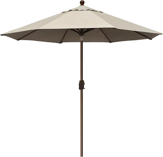 EliteShade USA 10-Year-Non-Fading 10Ft Market Umbrella Patio Umbrella Outdoor Table Umbrella with Ventilation, Antique Beige