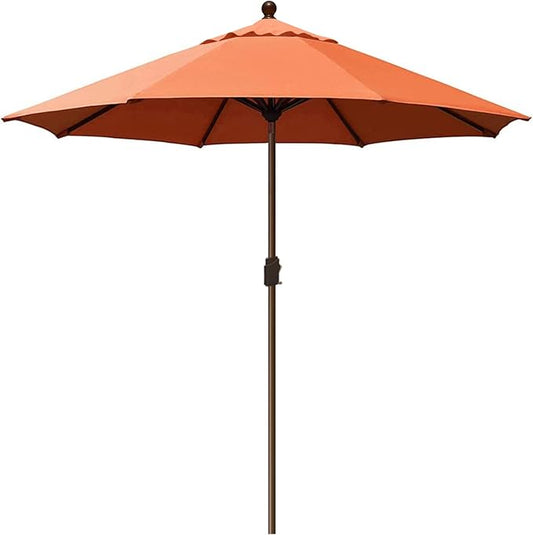 EliteShade USA 10-Year-Non-Fading 9Ft Market Umbrella Patio Umbrella Outdoor Table Umbrella with Ventilation, Rust