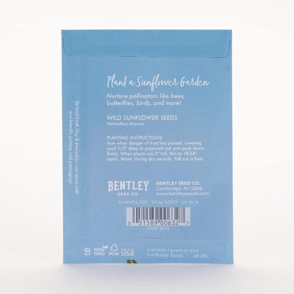25 Earth Day Wild Sunflower Seed Packets